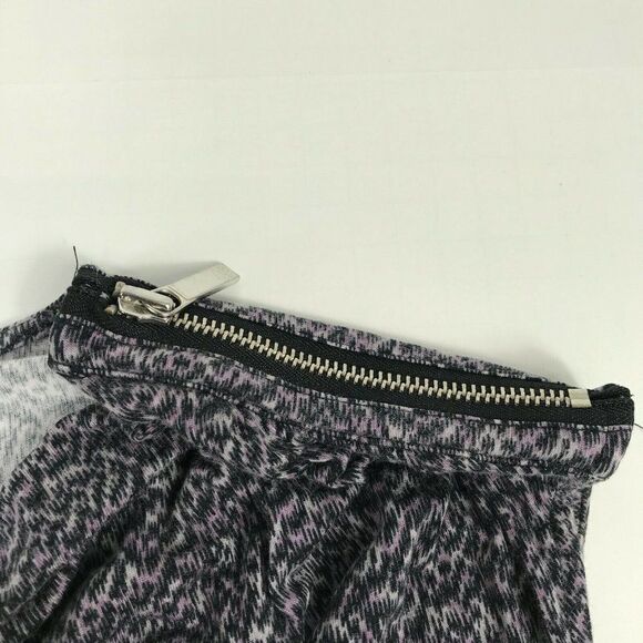 Michael Kors Womens Top Cap Short Sleeve Tank Stretch Cowl Neck Print Shirt XS - Picture 4 of 12